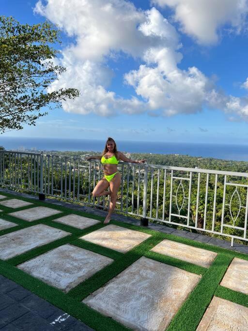 Villa La Rosa With Spectacular View Of Очо Риос Екстериор снимка